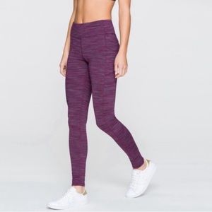 High waisted ankle length leggings